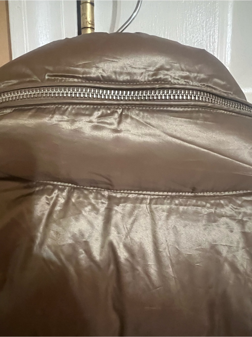 Ralph Lauren Puffer Jacket in Metallic Brown size XL- new without tags